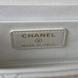 Chanel AP3426 Woc Mini Flap Bag Lambskin 17cm White - Default Title - View 9
