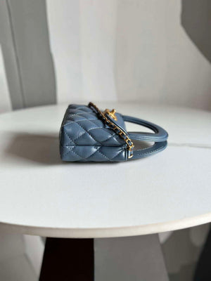 Chanel AP3435 Shiny Aged calfskin & gold-tone metal Navy Blue - Default Title - View 4