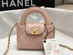 Chanel AP3435 Shiny aged calfskin & gold-tone metal Pink - Default Title - View 2