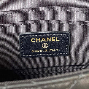 Chanel AP3513 Woc Clutch With Chain lambskin Imitation Pearls Enamel & Gold Black - Default Title - View 8