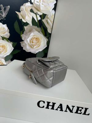 Chanel Ap3753 CLASSIC MINI Backpack Calfskin Silver - Default Title - View 7
