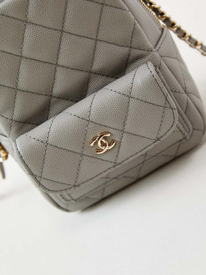 Chanel Ap3753 CLASSIC MINI Backpack Calfskin Grey - Default Title - View 2