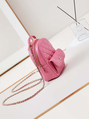 Chanel Ap3753 CLASSIC MINI Backpack Calfskin Hot Pink - Default Title - View 3