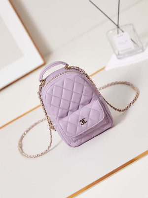 Chanel Ap3753 CLASSIC MINI Backpack Lambskin Lilac - Default Title - View 1