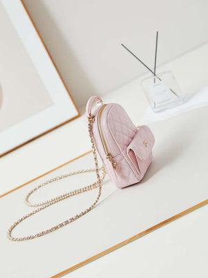 Chanel Ap3753 CLASSIC MINI Backpack Lambskin Pink - Default Title - View 3