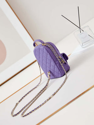 Chanel Ap3753 CLASSIC MINI Backpack Calfskin Purple - Default Title - View 4