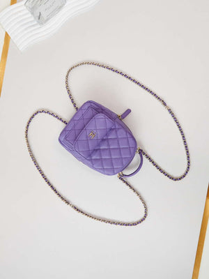 Chanel Ap3753 CLASSIC MINI Backpack Calfskin Purple - Default Title - View 7