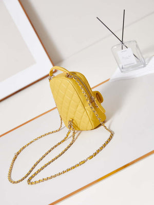 Chanel Ap3753 CLASSIC MINI Backpack Lambskin Yellow - Default Title - View 4