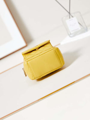Chanel Ap3753 CLASSIC MINI Backpack Lambskin Yellow - Default Title - View 7