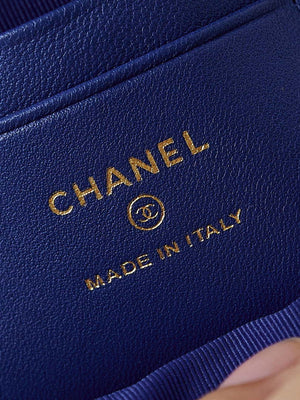 Chanel Ap3753 CLASSIC MINI Backpack Tweed & Gold-Tone Metal Blue white - Default Title - View 9