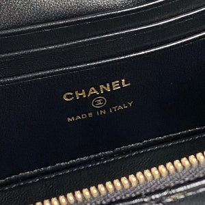 Chanel AP4285 Clutch Pearl with Chain Vanity Box bag Black - Default Title - View 9