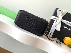 Chanel AP4404 25C Vanity with Chain Lambskin & Gold-Tone Metal Black - Default Title - View 4