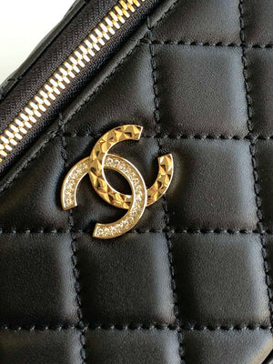 Chanel AP4404 25C Vanity with Chain Lambskin & Gold-Tone Metal Black - Default Title - View 5