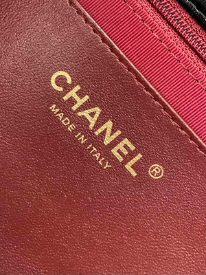 Chanel AP4404 25C Vanity with Chain Lambskin & Gold-Tone Metal Wine Red - Default Title - View 9