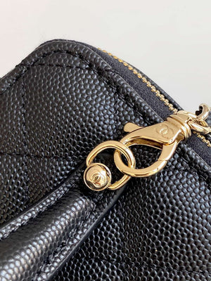 Chanel AP4404 Long Vanity with Chain Grained Calfskin & Gold-Tone Metal - Default Title - View 6