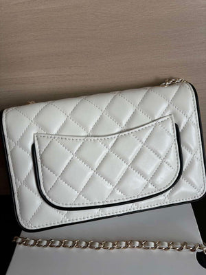 Chanel AP4511 Spring-Summer 2025 Pre-collection Wallet On Chain White & Black - Default Title - View 2