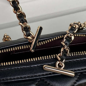 Chanel Ap4515 Clutch With Chain in Lambskin gold Black - Default Title - View 9