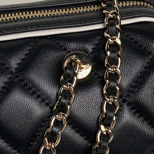 Chanel Ap4515 Clutch With Chain in Lambskin gold Black & White - Default Title - View 4
