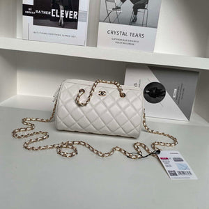 Chanel Ap4515 Clutch With Chain in Lambskin gold White - Default Title - View 1