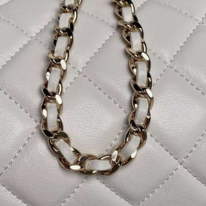 Chanel Ap4515 Clutch With Chain in Lambskin gold White - Default Title - View 5