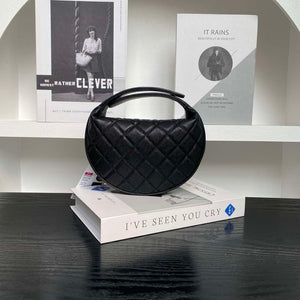 Chanel AP4584 25S Pouch Grained Black Calfskin Imitation Pearl Gold - Default Title - View 2