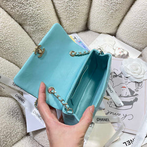 Chanel AP4592 25S Mini Flap Lake blue Lambskin gold - Default Title - View 8