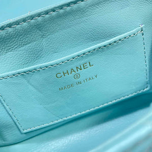 Chanel AP4592 25S Mini Flap Lake blue Lambskin gold - Default Title - View 9