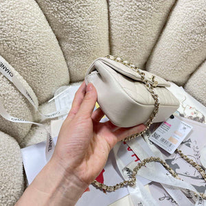 Chanel AP4592 25S Mini Flap White Lambskin gold - Default Title - View 3