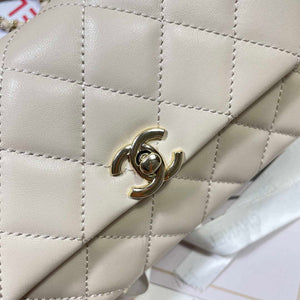 Chanel AP4592 25S Mini Flap White Lambskin gold - Default Title - View 7