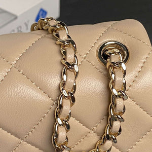 Chanel AP4593 25S Mini Flap Lambskin Apricot gold - Default Title - View 4