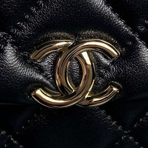 Chanel AP4593 25S Mini Flap Lambskin Black gold - Default Title - View 3