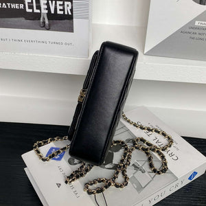 Chanel AP4593 25S Mini Flap Lambskin Black gold - Default Title - View 6