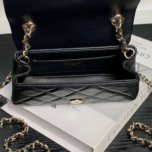 Chanel AP4593 25S Mini Flap Lambskin Black gold - Default Title - View 7