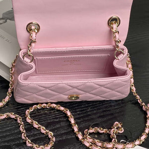 Chanel AP4593 25S Mini Flap Lambskin Pink gold - Default Title - View 8