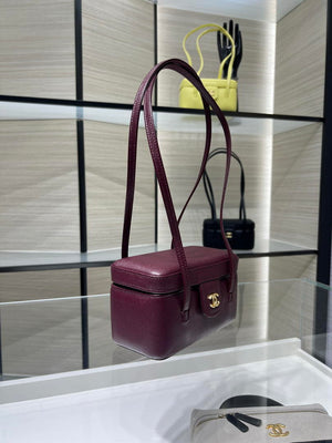 Chanel AP5067 26SS Long Vanity with Leather Strap Wine Red - Default Title - View 2
