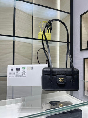 Chanel AP5067 26SS Long Vanity with Leather Strap Black - Default Title - View 1