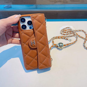 Chanel Apple Iphone Leather Premium Deluxe Phone Case Protection C11004 - iPhone15pro max £¨6.7£© - View 9