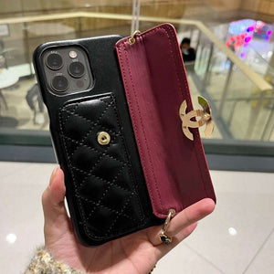 Chanel Apple Iphone Leather Premium Deluxe Phone Case Protection C11011 - iPhone15pro max £¨6.7£© - View 8