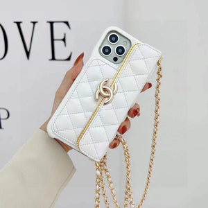 Chanel Apple Iphone Leather Premium Deluxe Phone Case Protection C11012 - iPhone15pro max £¨6.7£© - View 3