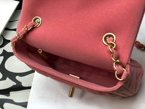 Chanel AS1115 Flap Bag Classic Velvet Pink - Default Title - View 9