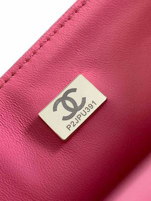 Chanel AS1116 24SS CF Mini Flap Bag A69900 Symphony gradient beads Pink Lambskin - Default Title - View 9