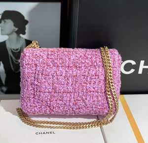 Chanel AS1116 Flap bag 21cm A69900 Tweed Pink - Default Title - View 2