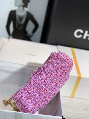 Chanel AS1116 Flap bag 21cm A69900 Tweed Pink - Default Title - View 4