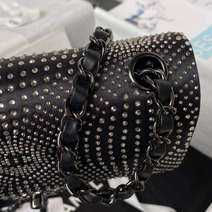 Chanel AS1116 Small Flap bag Velvet Crystal Pearl A69900 Black - Default Title - View 4