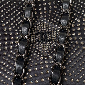 Chanel AS1116 Small Flap bag Velvet Crystal Pearl A69900 Black - Default Title - View 6