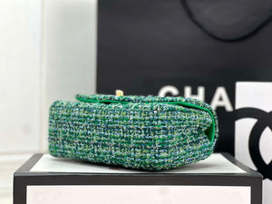 Chanel AS1116 Small Flap bag Woolen A69900 Green - Default Title - View 5