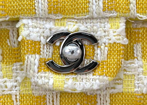 Chanel AS1116 Small Flap bag Woolen A69900 Yellow - Default Title - View 4
