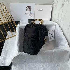 Chanel AS1118 Flap bag Satin fabric Black - Default Title - View 2