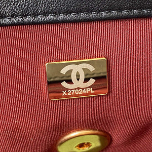 Chanel As1160 Chanel 19 Handbag Flap Lambskin B04852 94305 Black - Default Title - View 9