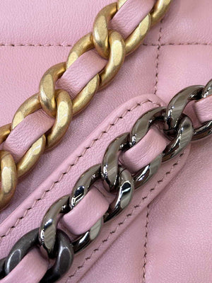 Chanel AS1160 Chanel 19 Handbag Flap Lambskin Pink - Default Title - View 13